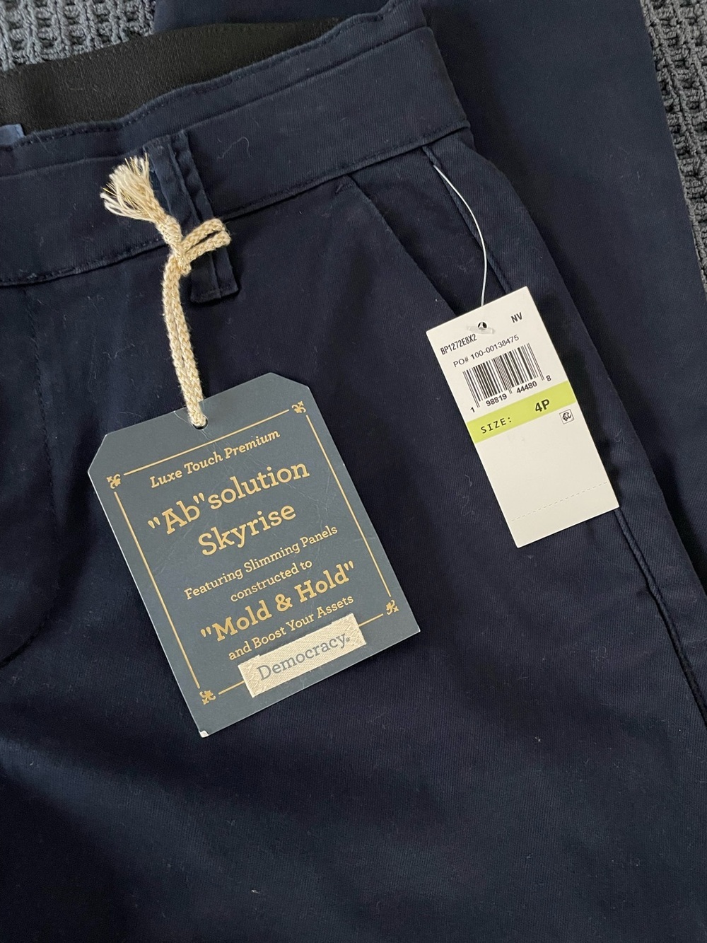 Democracy | Absolution Skyrise Chino Pants | Women’s Pant in Navy | NWT - Picture 7 of 14